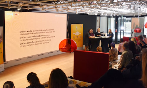 Novinarska konferenca Slovenskega združenja bolnikov z limfomom in levkemijo